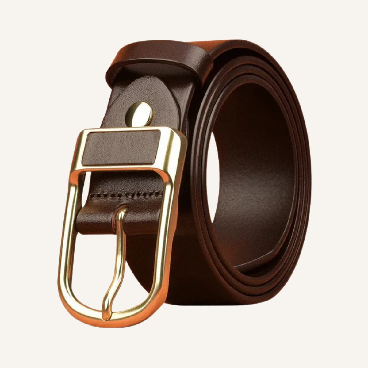 Cinto de Couro Masculino Civano Prime marrom