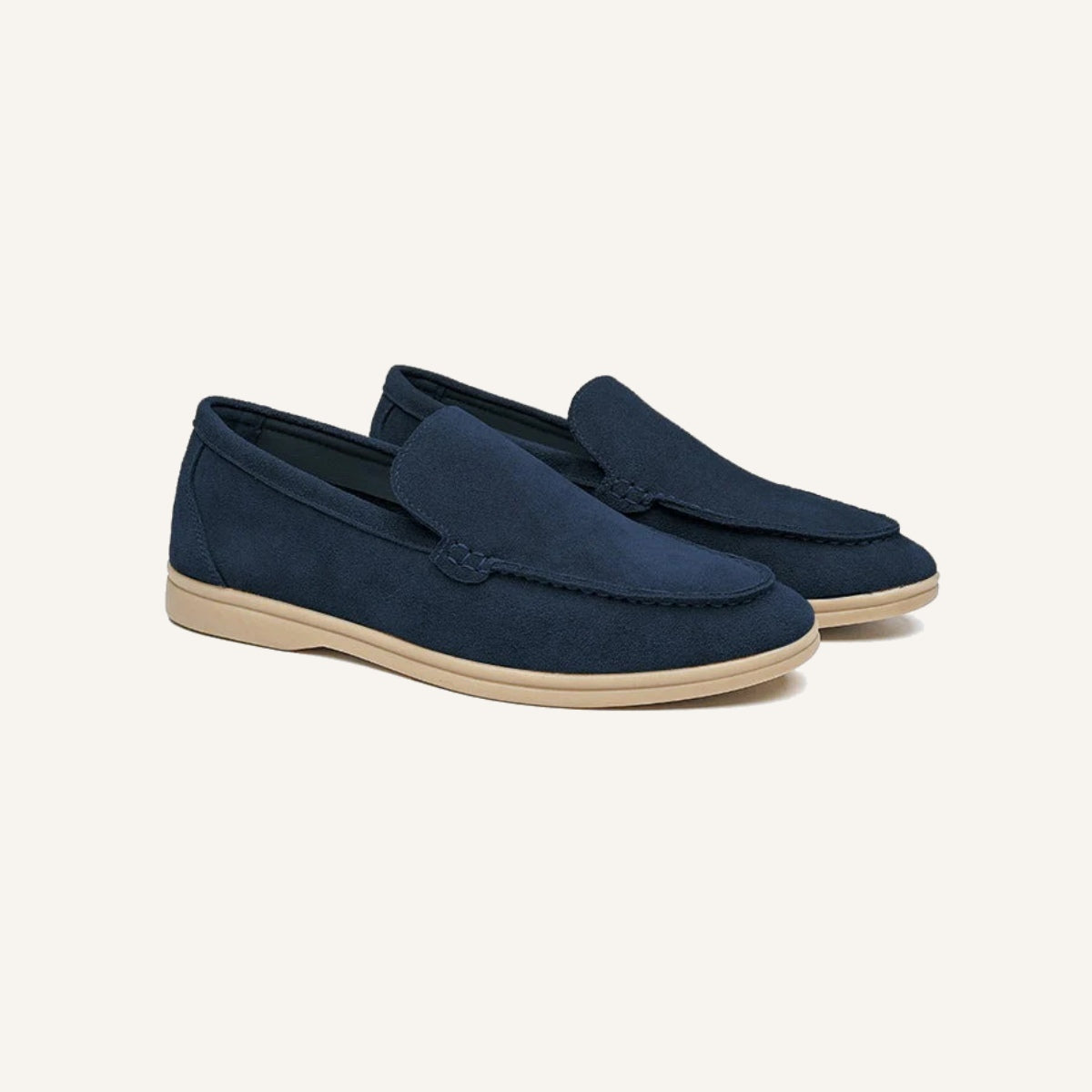 Mens Suede Loafer – Ardeni Navy Blue