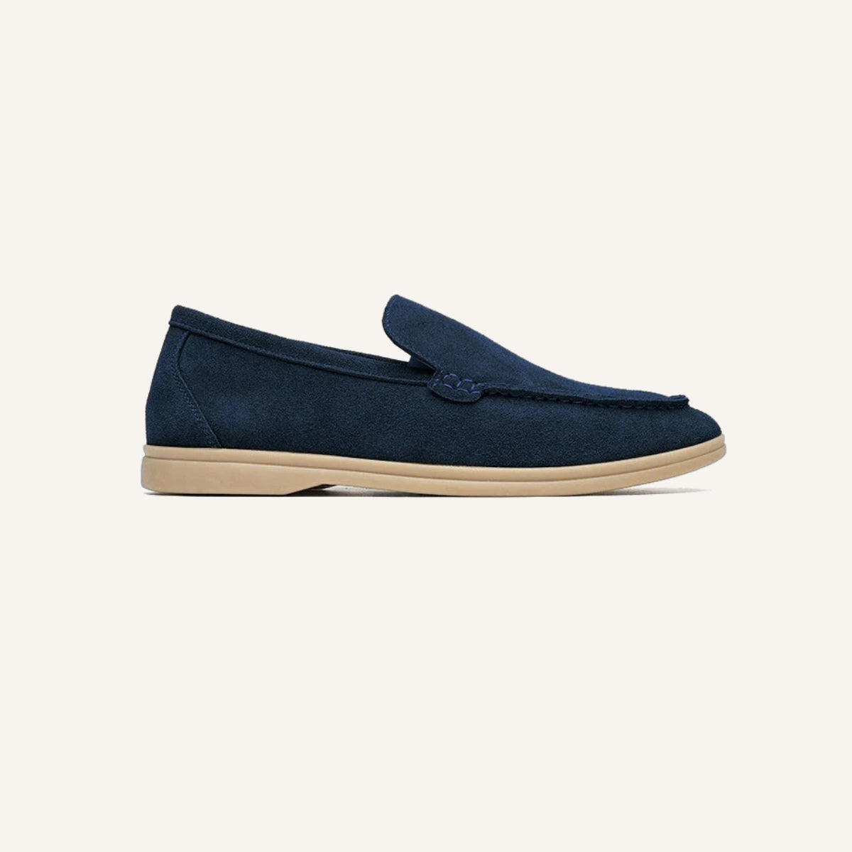 Mens Suede Loafer – Ardeni Navy Blue