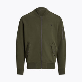 Double-Knit Bomber Jacket