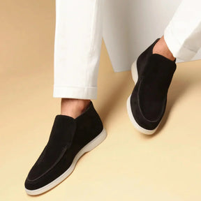 Men’s Suede High-Top Loafer – Tuccili