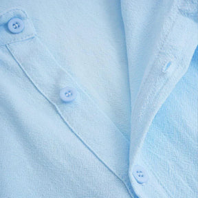 tecido Camisa de Linho Masculina Verano